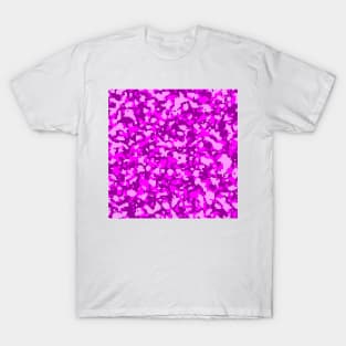 Purple Camo pattern digital Camouflage T-Shirt